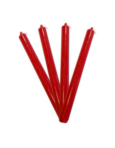 Bougies colorées dans la masse bordeaux MH - lot 4 pcs