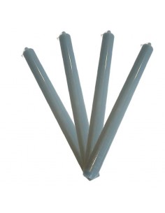 Candele colorate nella massa grigio topo MH - set di 4 pezzi