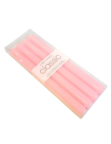 Candles colored in the mass candy pink MH - lot 4 pcs