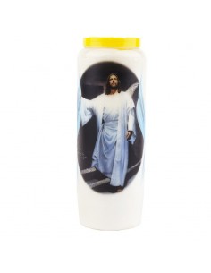 Novena candle to the risen Jesus