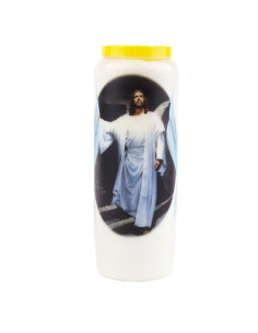 Novene-Kerze für den auferstandenen Jesus