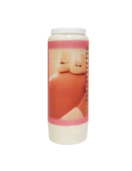 Novena candle for an unborn child - carton 20 pieces