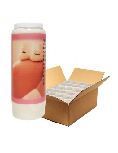 Novena candle for an unborn child - carton 20 pieces