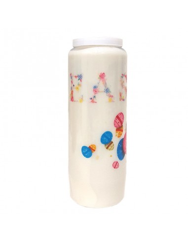 Novena candle for Easter - Easter flower