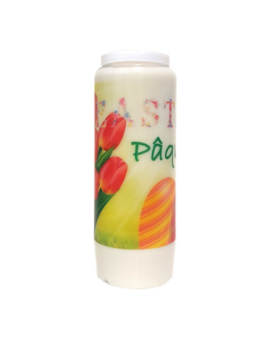 Vela de la novena de Pascua - Tulipanes