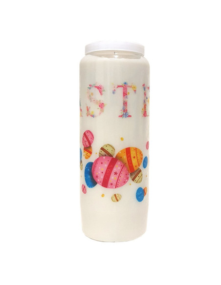 Novena candle for Easter - Easter flower - carton 20 pieces