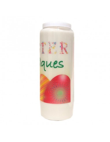 Bougie de neuvaine pour la Pâques - Tulipes - carton 20 pièces