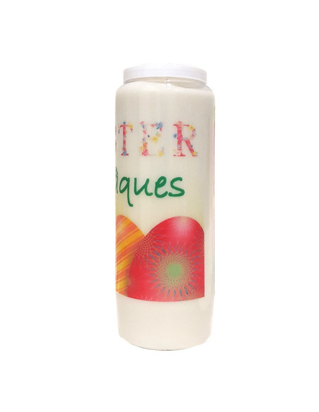 Oster-Novene-Kerze - Tulpen - Karton 20 Stk.