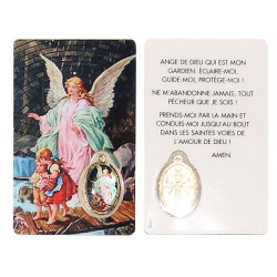 Medal card to the Guardian Angel - prayer