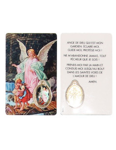 Medal card to the Guardian Angel - prayer
