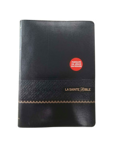 Bible Segond 1910 gros caractères et paroles de Jésus en rouge