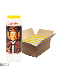 Velas de la novena de Saint Yves - caja de 20 unidades