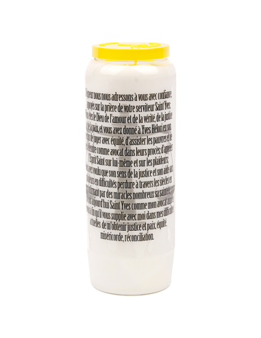 Velas de la novena de Saint Yves - caja de 20 unidades