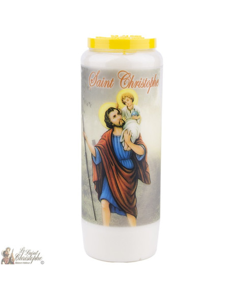 Candele per la novena di San Cristoforo - confezione da 20 pezzi