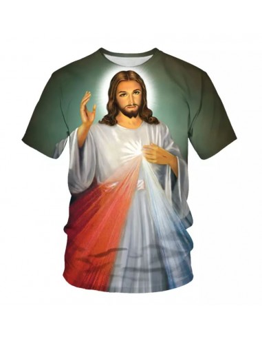 Camiseta de poliéster - Cristo Misericordioso