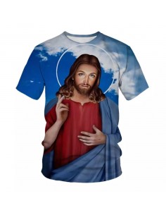 T-shirt polyester - Jésus Christ - 3