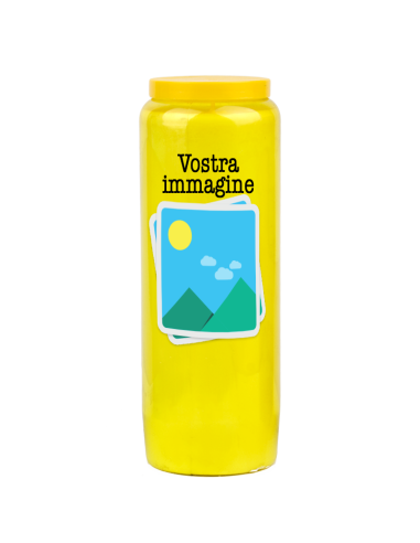 Novenenkerzen Ihr Bild und Text - anpassbar - Karton 20 Stück