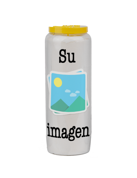 Candele Novena con immagine e testo personalizzati - confezione da 20 pezzi