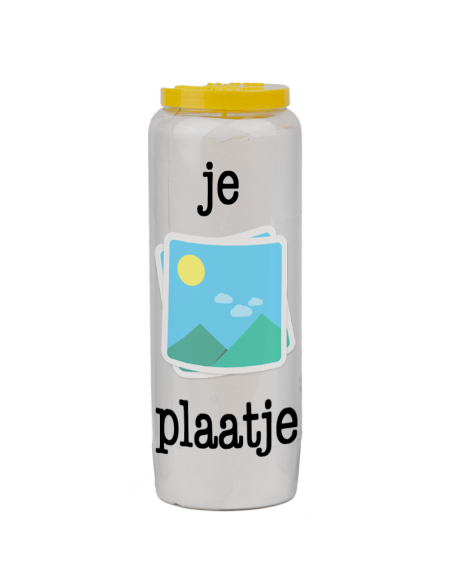 Candele Novena con immagine e testo personalizzati - confezione da 20 pezzi