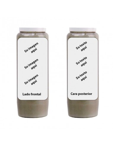 Novenenkerzen Ihr Bild und Text - anpassbar - Karton 20 Stück