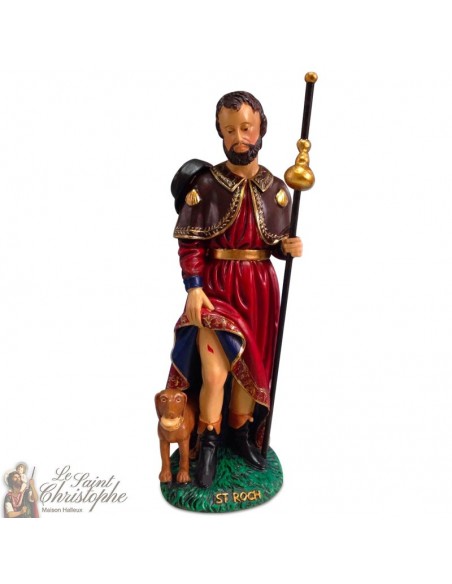 Statue Saint Roch - 20 cm