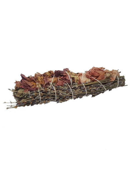 Salbei-Lavendel-Bündel mit Blumen - 12 cm