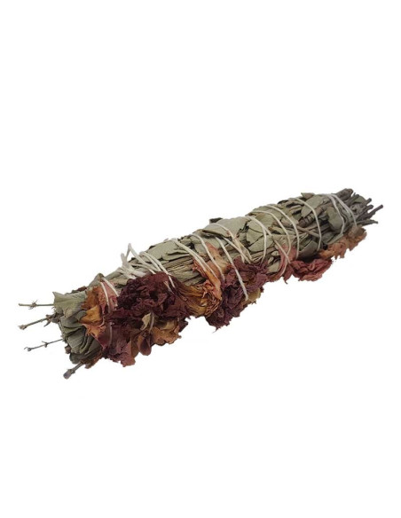 Fagot de sauge lavande de fleurs - 12 cm