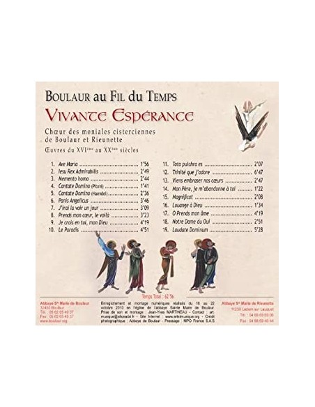 Vivante espérance - CD