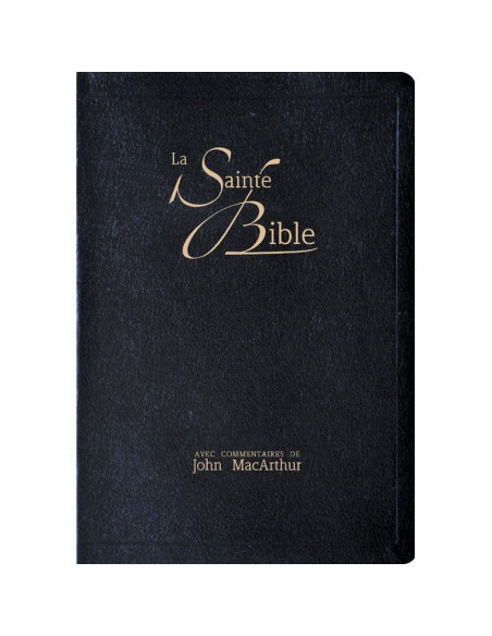 Die Heilige Bibel mit Kommentar von John MacArthur - schwarz