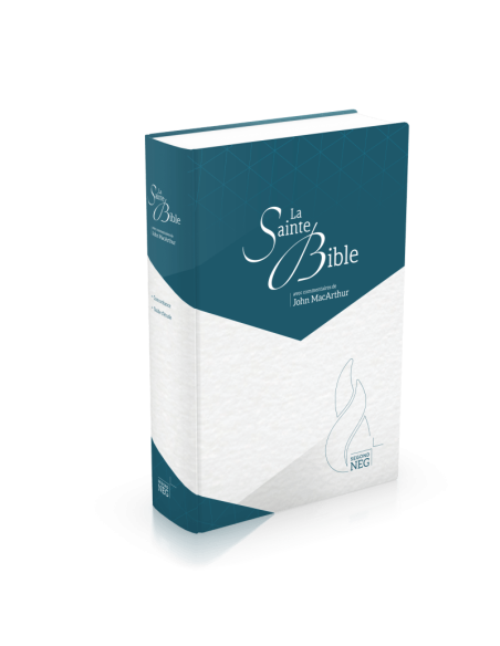 The Segond Holy Bible with commentary by John MacArthur - Illustrated cover