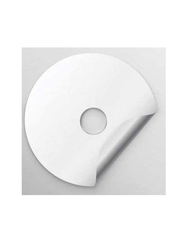 Stickers personnalisables Vinyle Blanc - 3 x 5 cm