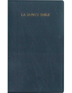 La Santa Biblia - Biblia Segond 1910 - vinilo azul marino con lengüetas