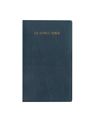 La Sainte Bible - Bible Segond 1910 - vinyle marine avec onglets