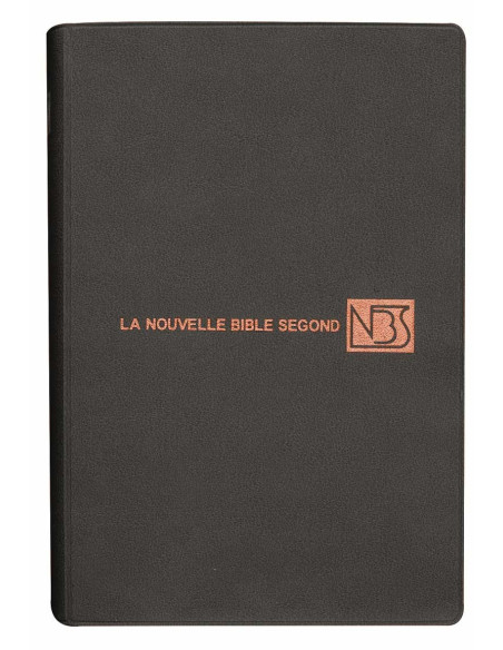 Die Neue Segond-Bibel - graues und kupferfarbenes Vinyl