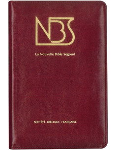 La Nouvelle Bible Segond - glissière rouge bordeaux
