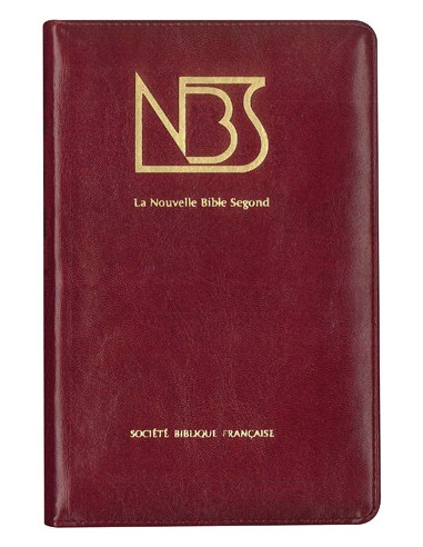 La Nuova Bibbia Segond - diapositiva rosso bordeaux