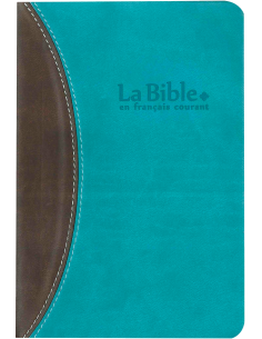 The Common French Bible - Compact format, blue-brown