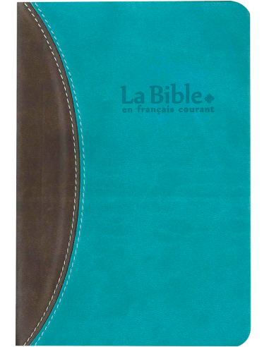 La Biblia en francés común - Formato compacto, azul-marrón
