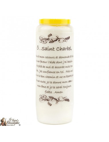 Noveenkaars voor de heilige Charbel - doos 20 stuks