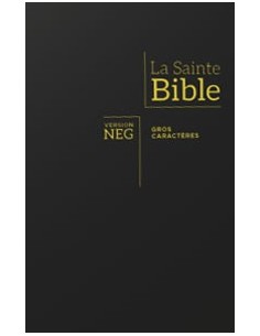 The Holy Bible Louis Segond 1910 with tabs - Sky black gilt