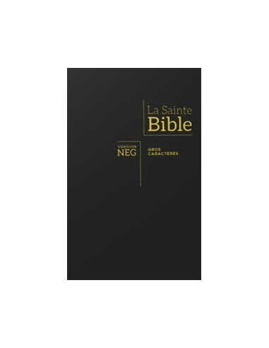 Die Heilige Bibel - Segond NEG-Bibel 1979 Großdruck mit Registerkarten