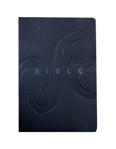 Die Bibel in gängigem Französisch - Miniaturformat - blaues Vinyl