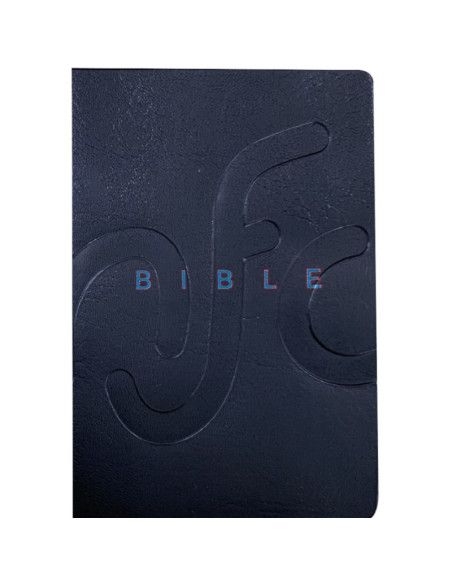 The Common French Bible - Miniature format - blue vinyl