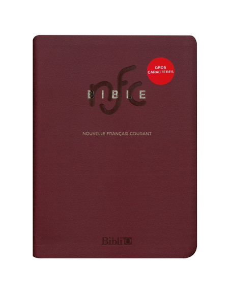 Die Bibel in aktuellem Französisch - NFC Großdruck mit deuterokanonischen Büchern