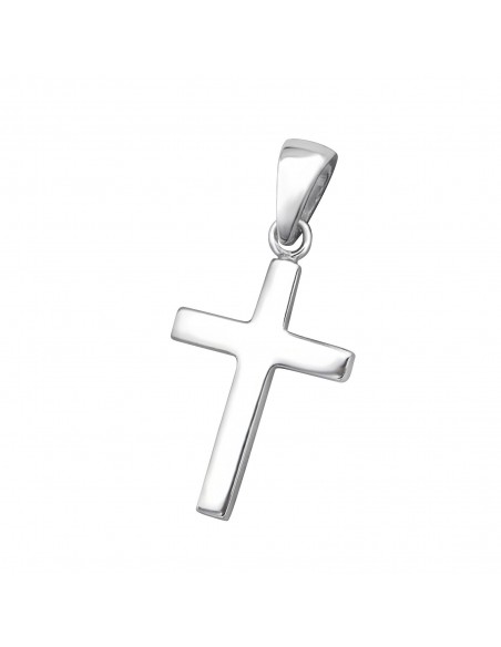 Pendentif croix classique en argent 925 - 15mm