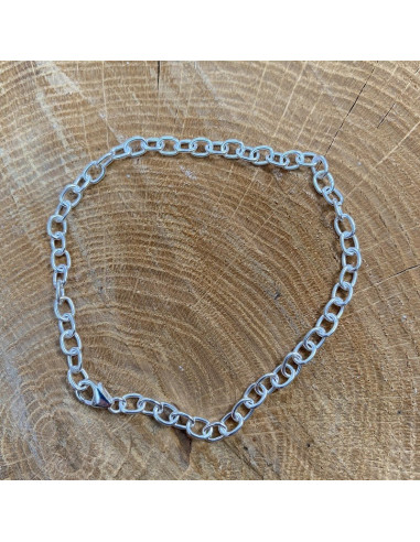 Genuine silver bracelet 925 for charms or letters