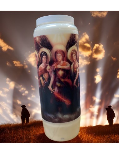 7 Archangels myrrh-scented novena candle