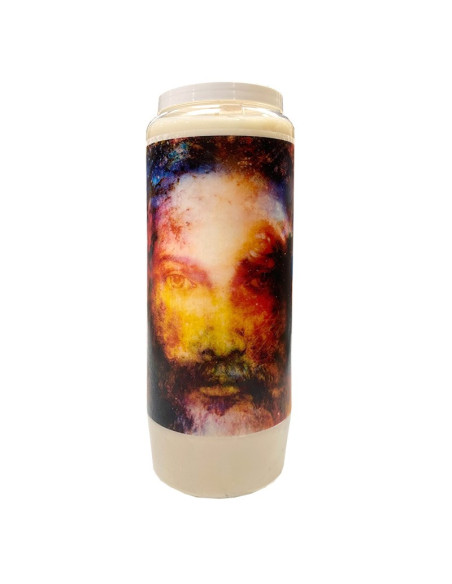 Vela de novena de Jesús moderno aroma a sándalo - caja de 20 piezas