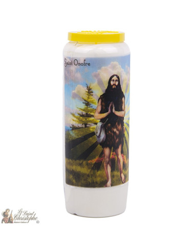 Novenenkerze für den Heiligen Onofre – Schachtel mit 20 Stück