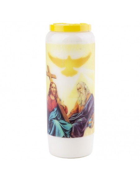 Vela de Novena Padre, Jesús y Espíritu Santo